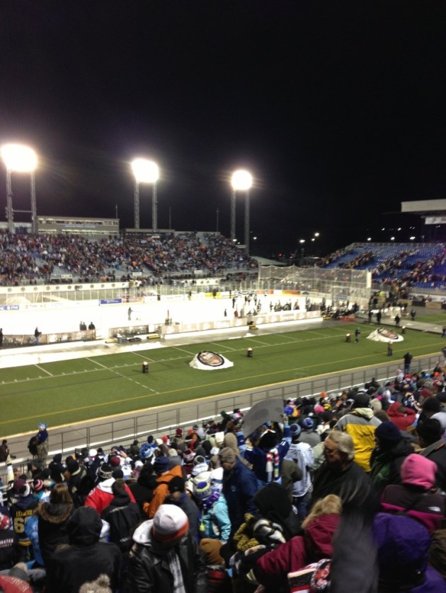 Post game celebration.